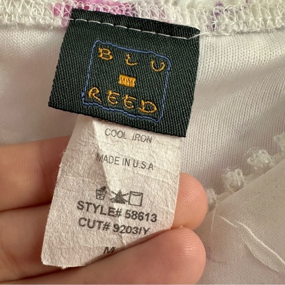 Vintage Dress Slip Mini Dainty Floral Coquette White Pink Y2K Summer Size Medium - Picture 7 of 9